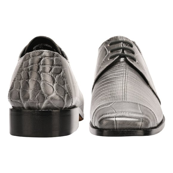 LIBERTYZENO Men's Grey Lace-Up Shoes - Picture 3 of 6